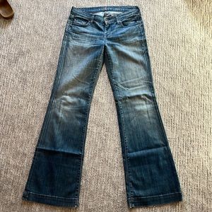 7 For All Mankind jeans, size 29, blue wash